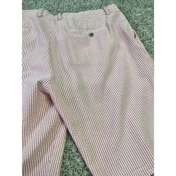 Duck Head Men’s‎ 42 Seersucker Shorts Red White Cotton Preppy Frat Classic - Picture 13 of 15